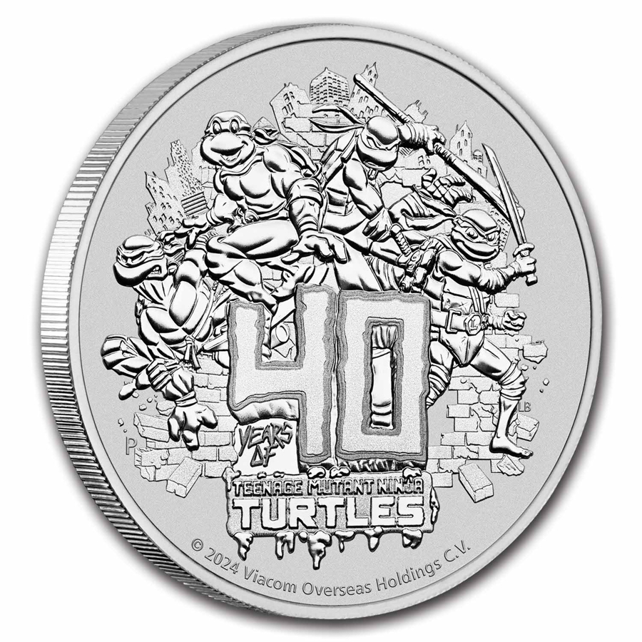 2024 TUV Teenage Mutant Ninja Turtles 40th Anniversary $1